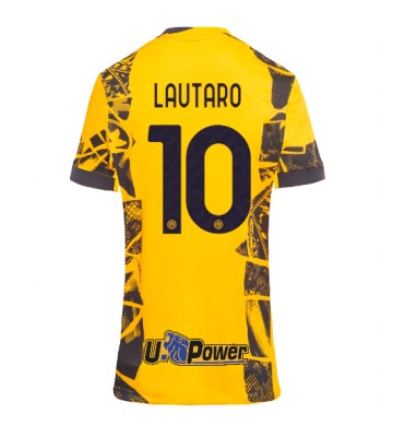 Inter Milan Lautaro Martinez #10 Replika Tredjetrøje Dame 2024-25 Kortærmet